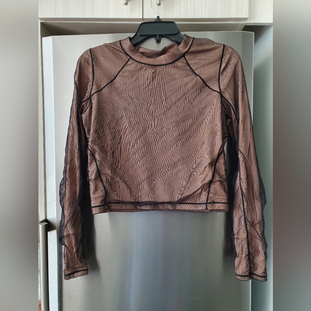 alo long sleeve top size L
